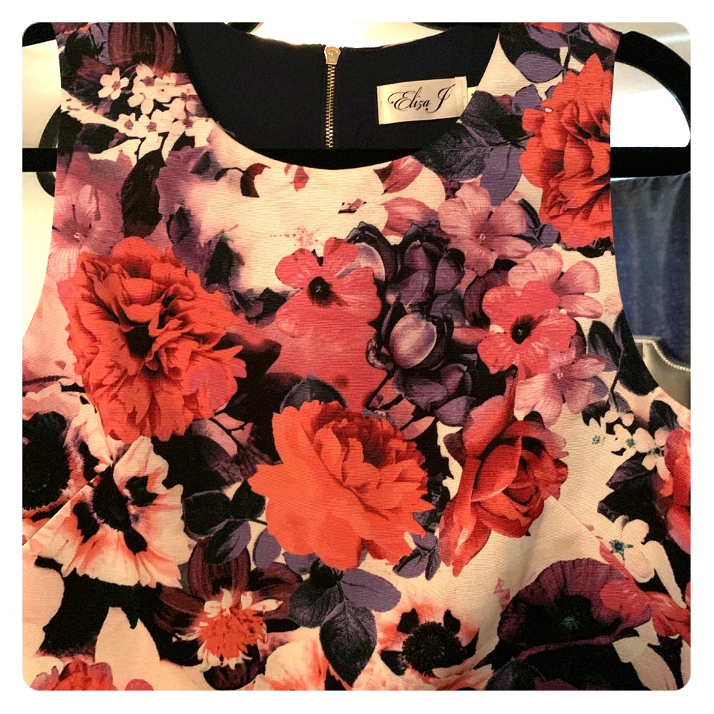 Floral dress crop top